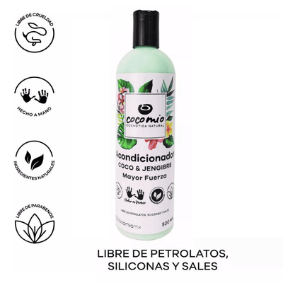 ACONDICIONADOR COCO MIO COCO&JENGIBRE FUERZA 500ML
