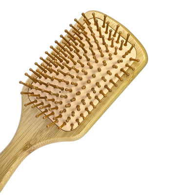 CEPILLO PLANO BAMBOO PUNTAS REDONDAS P-19