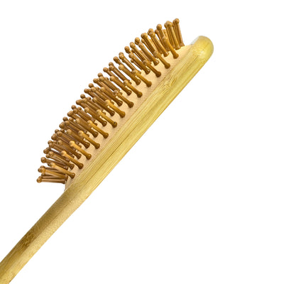 CEPILLO PLANO BAMBOO PUNTAS REDONDAS P-19