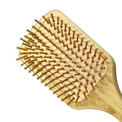 CEPILLO PLANO BAMBOO PUNTAS REDONDAS P-19