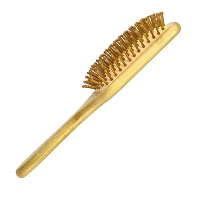 CEPILLO PLANO BAMBOO PUNTAS REDONDAS P-19