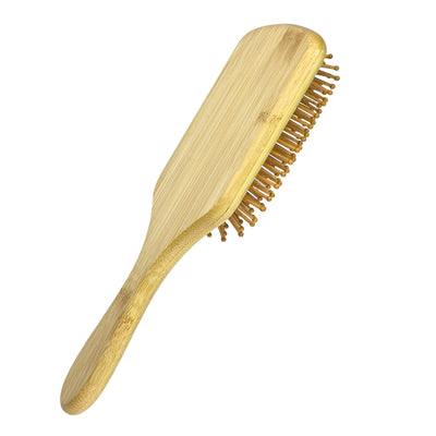 CEPILLO PLANO BAMBOO PUNTAS REDONDAS P-19