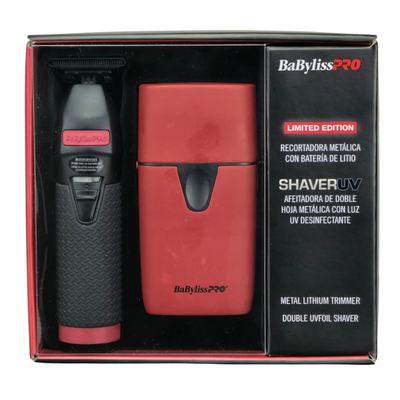 COMBO BABYLISS SHAVER UV+TRIMERFX RO/NEG FXLFHOLPK2R