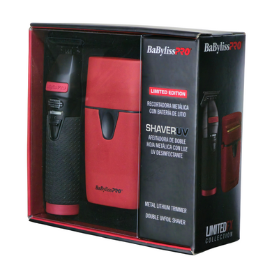 COMBO BABYLISS SHAVER UV+TRIMERFX RO/NEG FXLFHOLPK2R