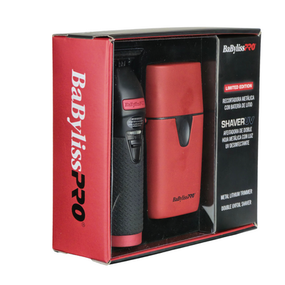 COMBO BABYLISS SHAVER UV+TRIMERFX RO/NEG FXLFHOLPK2R