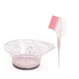 JUEGO CIO Y BROCHA ROSA C/GLITTER NC-01