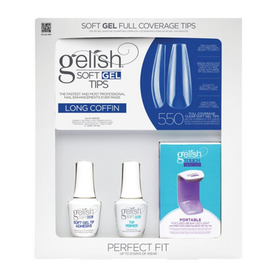 KIT GELISH SOFT GEL LONG COFFIN 1120074