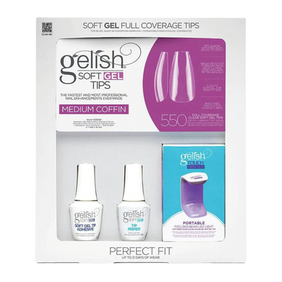 KIT GELISH SOFT GEL MEDIUM COFFIN 1120073