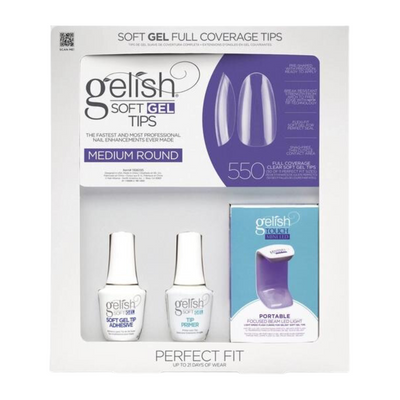 KIT GELISH SOFT GEL MEDIUM ROUND 1120072