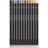 LAPIZ L3VEL 3 DELINEADOR CABELLO/OJOS/CEJAS/LABIOS C/12 PZS EP1001AS