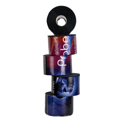 PAPEL CUELLO NEGRO PROBELL C/ROLLOS C/100 TIRAS