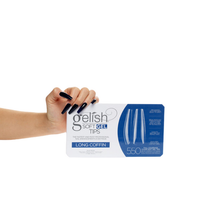 KIT GELISH SOFT GEL LONG COFFIN 1120074
