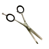 ESTUCHE TIJERA CORTE Y DEGRAFILAR PLATA 5.5 SS-1011