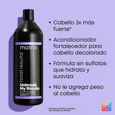ACONDICIONADOR MATRIX UNBREAK MY BLONDE 1L