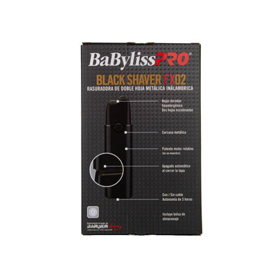 RASURADORA BABYLISS SHAVER BLACK FX02 BFS2RBES
