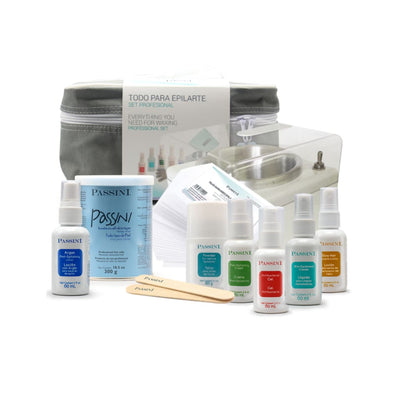 SET PROFESIONAL CERA EPILATORIA PASSINI 300G