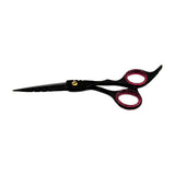 TIJERA DEDICATO CORTE NEGRA 6 ARO ROJO