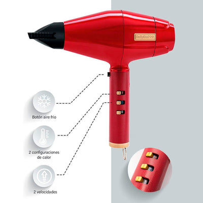 SECADORA BABYLISS FX RED FXBDG1ES
