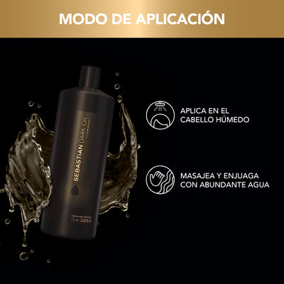 SHAMPOO SEBASTIAN DARK OIL 1LTO