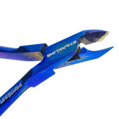 ALICATE MANICURE STARKLINE AZUL 4 PULG