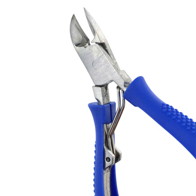 ALICATE PEDICURE MANGO AZUL MOD-8102