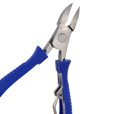 ALICATE PEDICURE MANGO AZUL MOD-8102