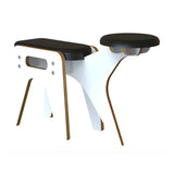 BANCO PEDICURE ROMA P04-BM BLANCO MATE