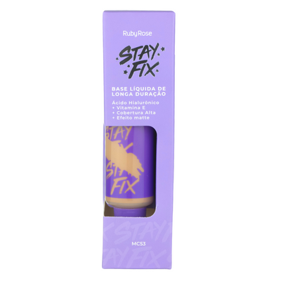 BASE LIQUIDA LARGA DURACION TONO MC53 STAY FIX RUBY ROSE HB-873-2 29ML