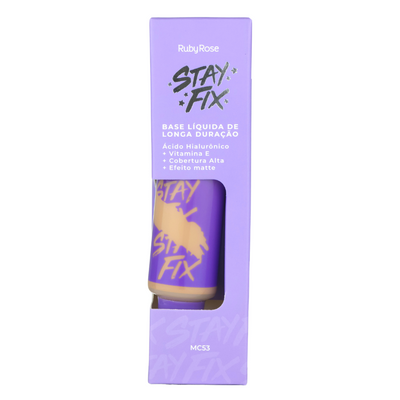 BASE LIQUIDA LARGA DURACION TONO MC53 STAY FIX RUBY ROSE HB-873-2 29ML