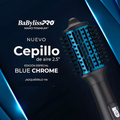 CEPILLO DE AIRE BABYLISS 2.5 PULG OVALADO BLUE COBALT