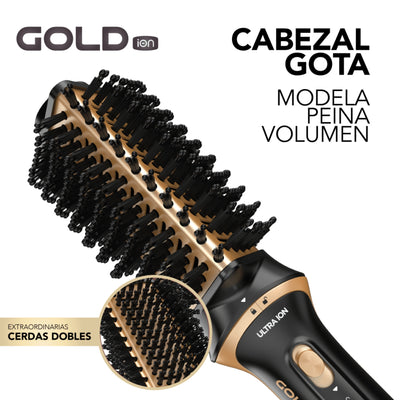 COMBO GAMA GOLD CEPILLO+PLANCHA