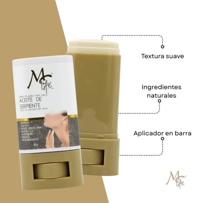 CREMA BARRA MC LIFE ACEITE DE SERPIENTE 20G MCLCCBAS