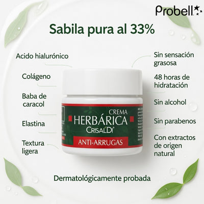 CREMA HERBARICA CRISALDI ANTI-ARRUGAS 60ML