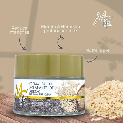 CREMA MC LIFE FACIAL ARROZ ACLARANTE 50G MCLCFA