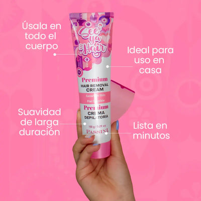 CREMA PASSINI DEPILATORIA PIEL SENCIBLE C/ESPATULA 150G