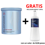 DECOLORANTE BLONDOR 800GR + PEROX WELLA 30VOL