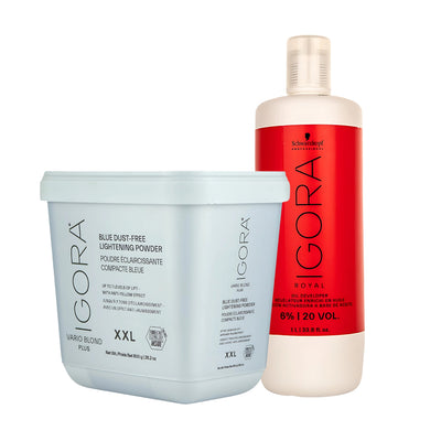 DECOLORANTE SCHW IGORA 7 VB P 800G+PEROX 20VLTO