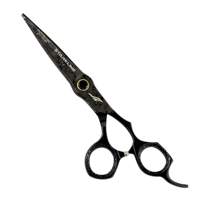 ESTUCHE DUO TIJERA CORTE Y DEGRAFILAR NEGRA 7.5 PULG STARKLINE