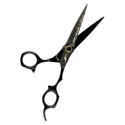 ESTUCHE DUO TIJERA CORTE Y DEGRAFILAR NEGRA 7.5 PULG STARKLINE