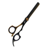 ESTUCHE DUO TIJERA CORTE Y DEGRAFILAR ROSE-GOLD NEGRA 7PULG STARKLINE