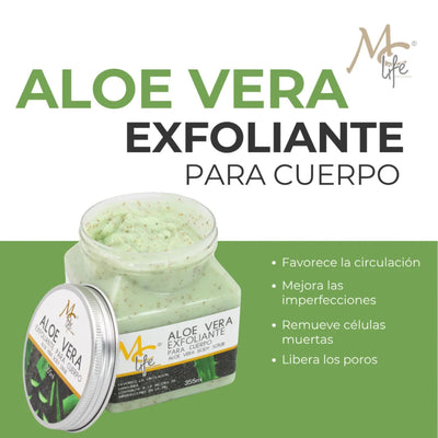 EXFOLIANTE MC LIFE ALOE VERA CUERPO 355ML MCLECAV