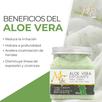 EXFOLIANTE MC LIFE ALOE VERA CUERPO 355ML MCLECAV