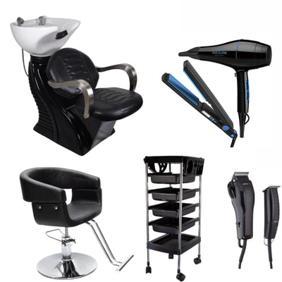 EQUIPO BARBERIA PROBELL COMBO ELECTRICOS/MUEBLES