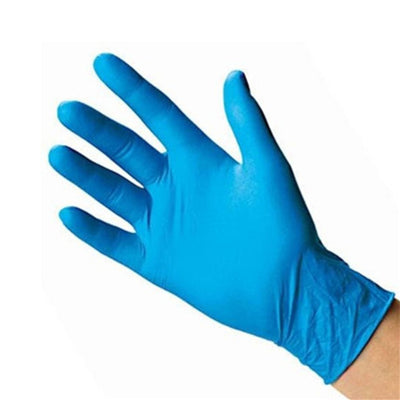GUANTE BARBERALL NITRILO AZUL L C/100 8201