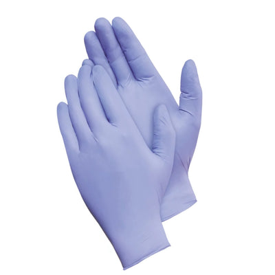 GUANTE BARBERALL NITRILO LILA L C/100 8202