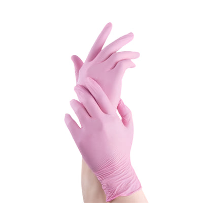 GUANTE GG QUEEN ROSA MED C/50 PARES