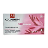 GUANTE GG QUEEN ROSA MED C/50 PARES