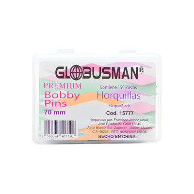 HORQUILLA GLOBUSMAN DE 70 MM BOTE C/150 PZ NEGRO
