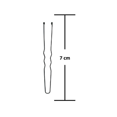 HORQUILLA GLOBUSMAN DE 70 MM BOTE C/150 PZ NEGRO