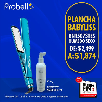 PLANCHA BABYLISS BNT5073TES HUMEDO SECO